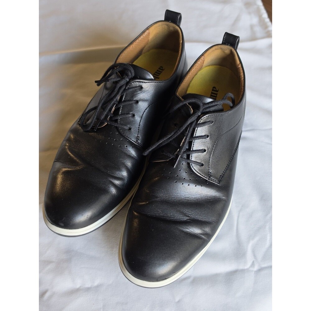 Amberjack The Original Obsidian Black Leather Oxford Shoes Men's 9.5 M Portugal